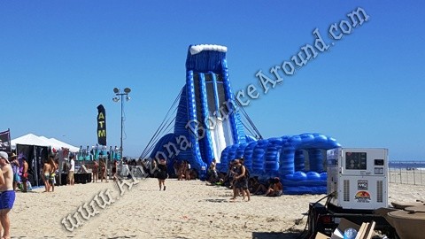 big dual lane water slide rentals California